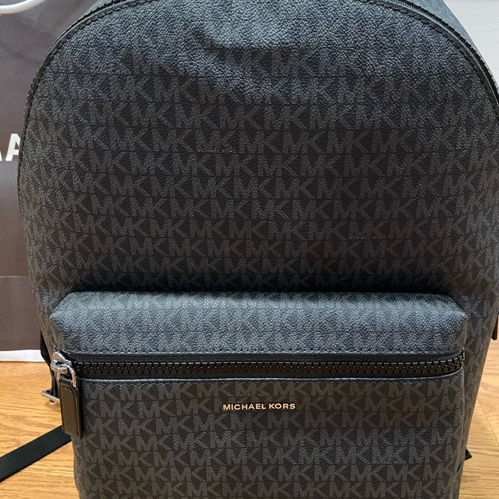 Michael Kors black backpack